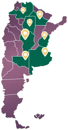 Imagen de mapa con provincias visitadas